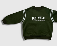 Load image into Gallery viewer, Oversize sweatshirt set - Olive/green
