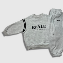 Load image into Gallery viewer, Oversize sweatshirt set - Light gray
