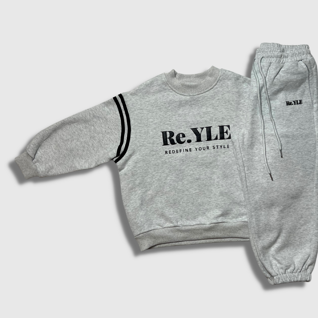 Oversize sweatshirt set - Light gray